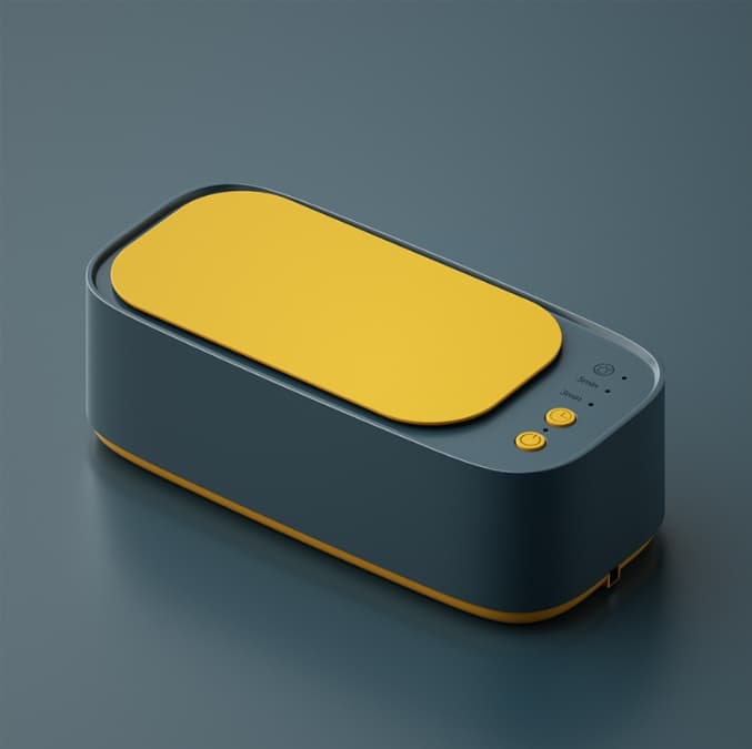Green Portable Ultrasonic Cleaner - 45kHz Professional High-Frequency