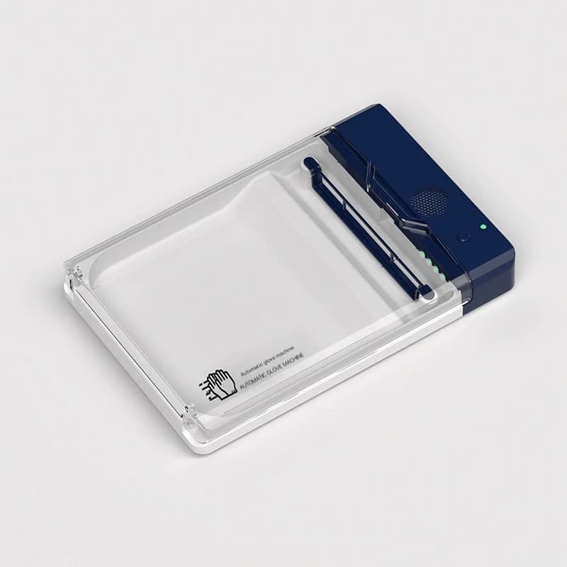 Automatic Disposable Glove Dispenser Machine with UV - Dark Blue