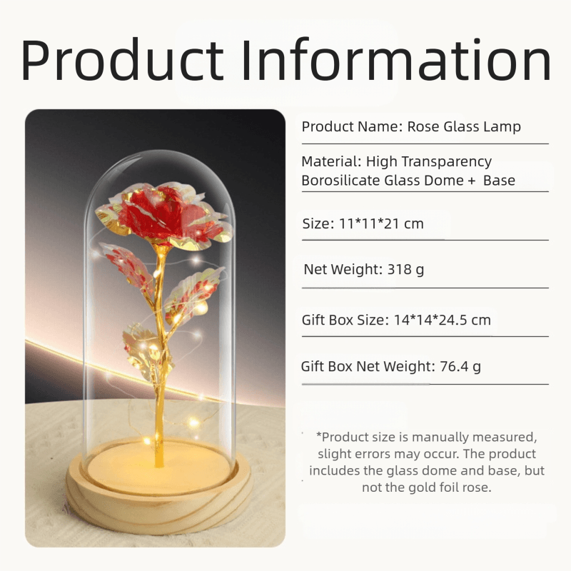 Kissing Couple Figurine Colorful Rose LED Light - Anniversary Flower Gift