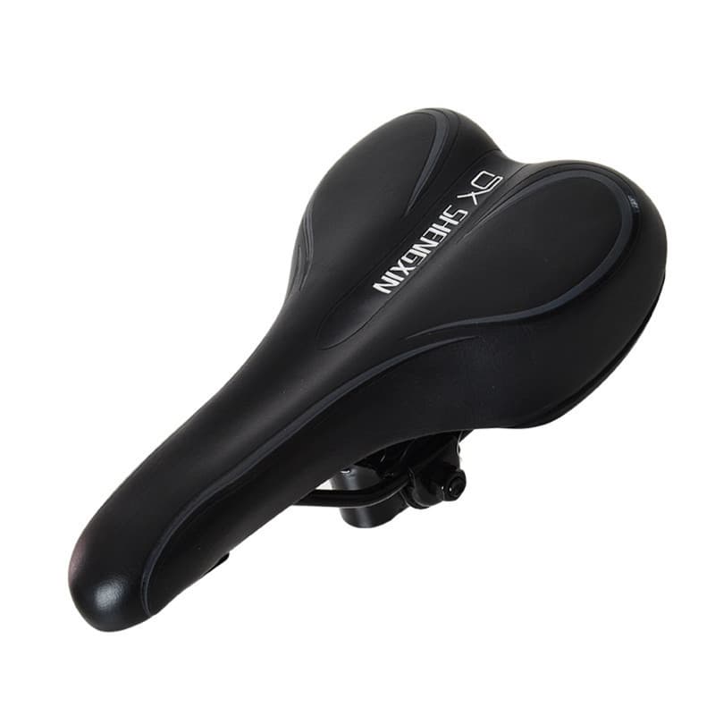 Black patterned style Mountain Bike Saddle - and Bicycle Seat for MTB