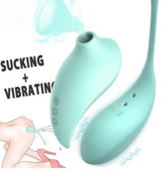 Green PulseWave Waterproof Clitoral Sucker & Vibrating G-Spot Teaser - 7