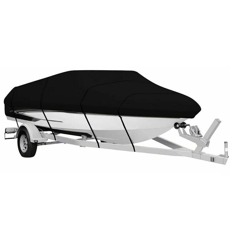 Black Heavy Duty Waterproof Tarp Covers with Storage Bag - 420 cm x 270 cm