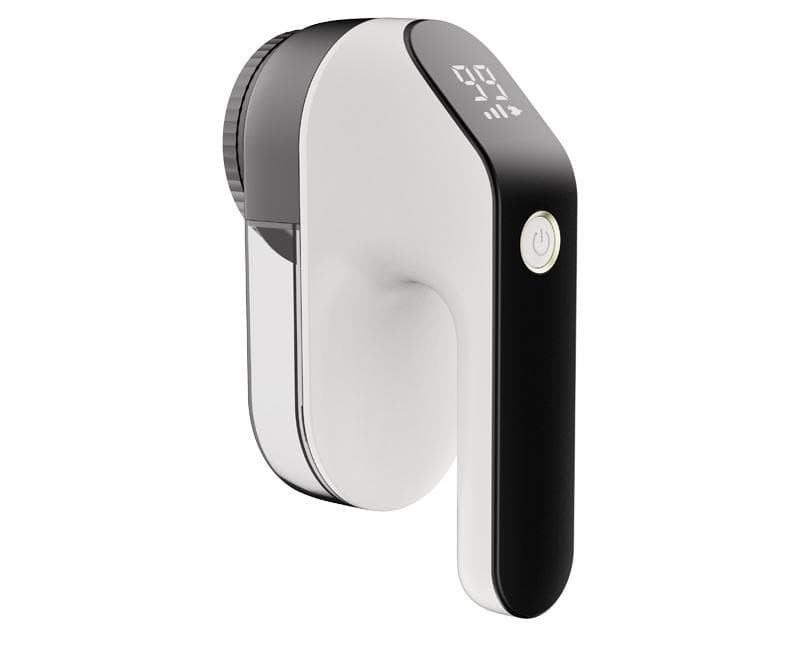 Rechargeable Electric Fabric Shaver - Powerful Lint - Black and white