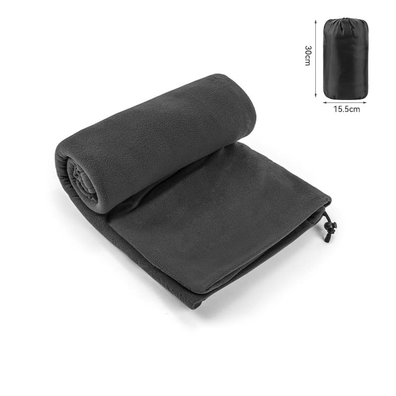 Dark Grey Versatile Double-Sided Fleece Bag Liner - Lightweight & Portable