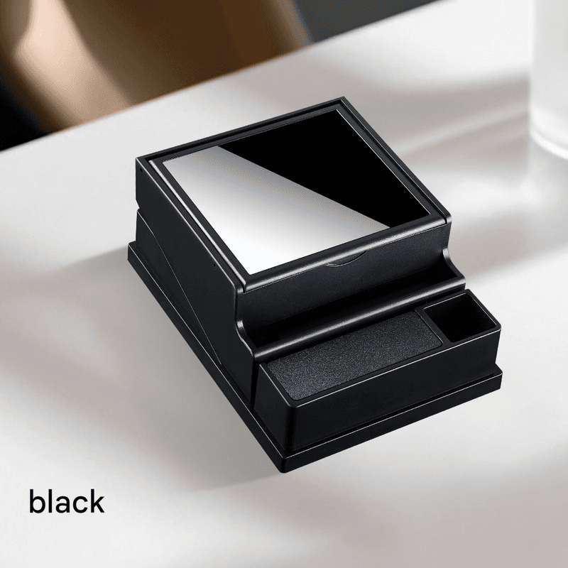 Black Automatic Cigarette Box with 40-Slot Capacity - Pop-Out Dispenser