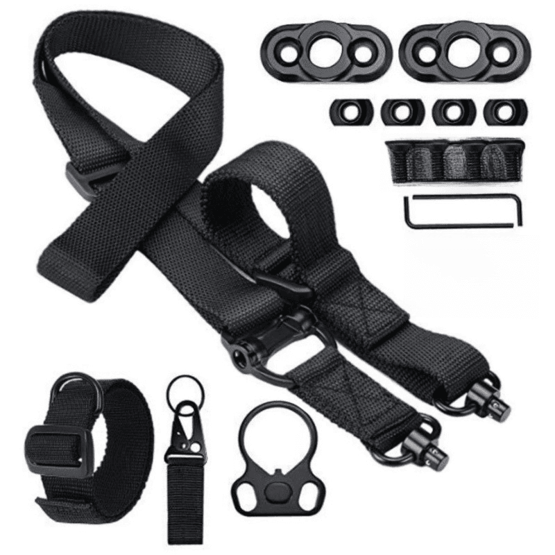 Black Quick-Adjust MS4 Tactical Sling System - Single/Two-Point Conversion