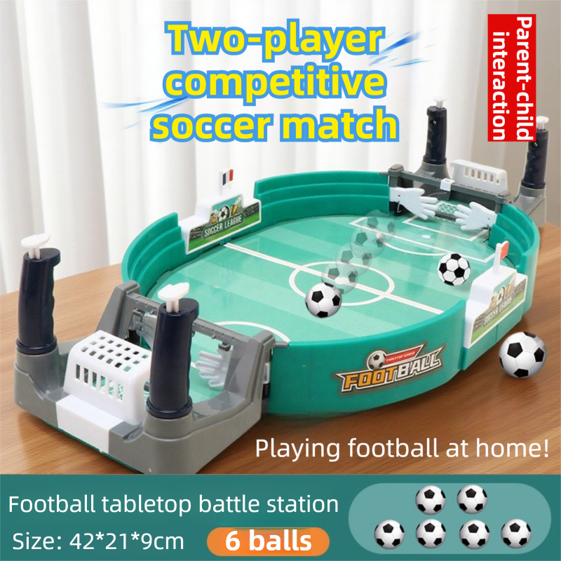 2-Player Large Interactive Tabletop Football Battle Toy for Kids & Adults