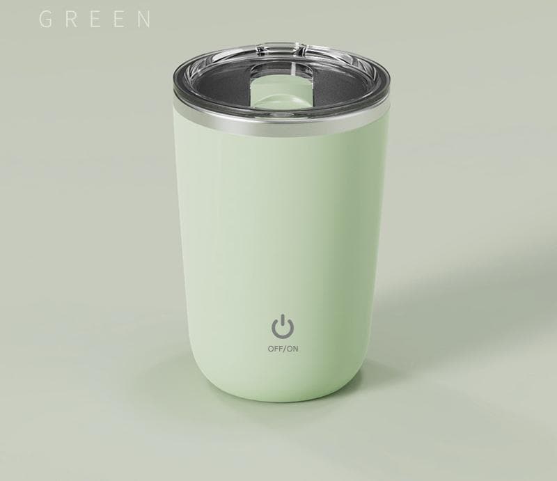 Mini Portable Electric Self-Stirring Mug - USB-C Rechargeable - Green