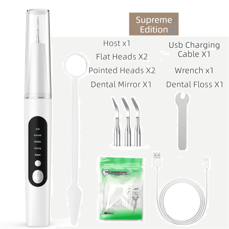 Professional Waterproof Ultrasonic Pet Tooth Cleaner - Dog Cat Painless