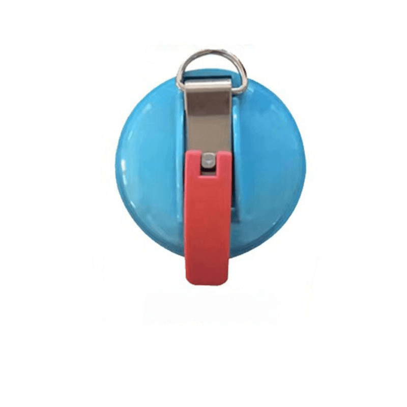 4 Pack Sky blue plate + red buckle Heavy Duty Suction - Sky Blue Red Buckle