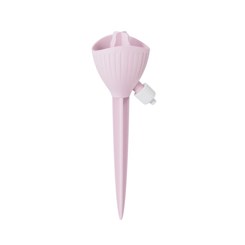 5-PCS Pink Automatic Plant Watering Spikes with Adjustable Flow Control