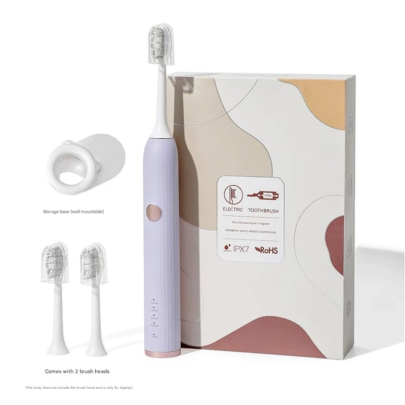 Advanced Sonic Electric Toothbrush - 8 Modes, Long Battery Life - Purple