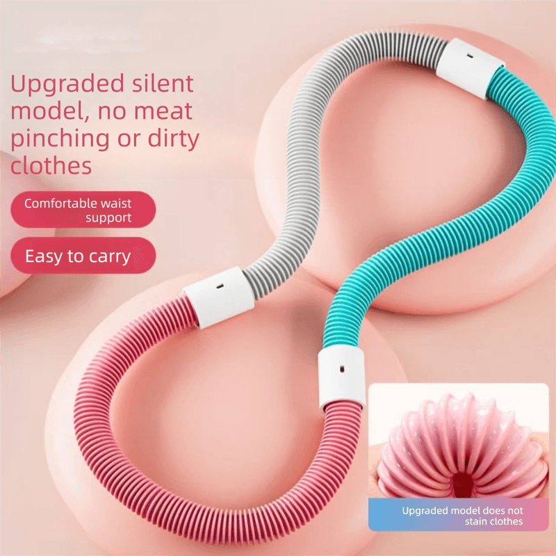 Flexible Hula Hoop with PVC Spring Design for Core Strength and Waist Toning