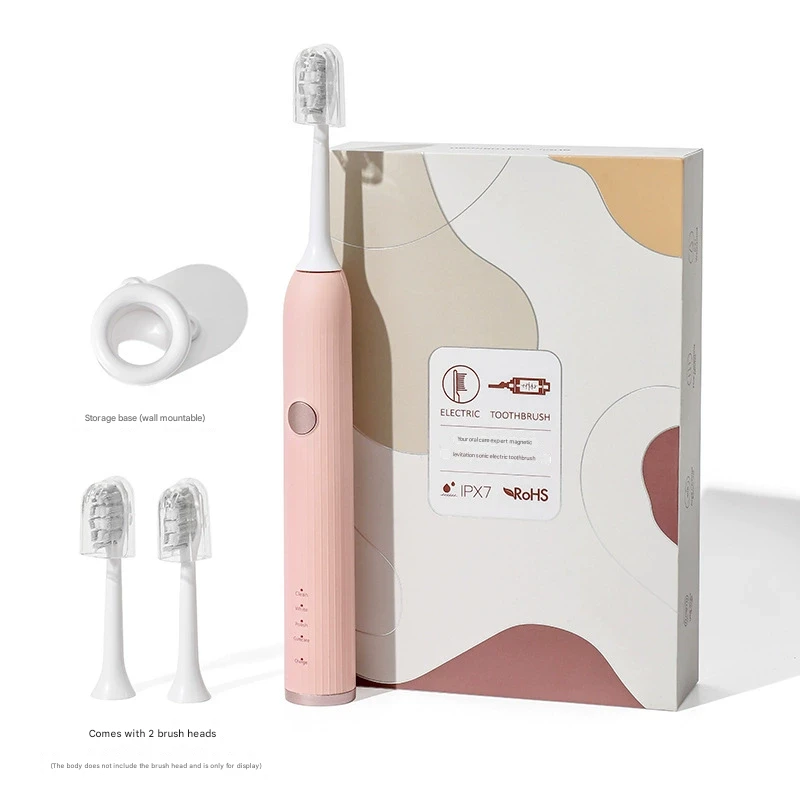 Advanced Sonic Electric Toothbrush - 8 Modes, Long Battery Life - Pink