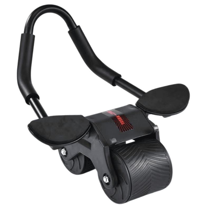 Black Multifunctional Abdominal Roller with Automatic Rebound - Core