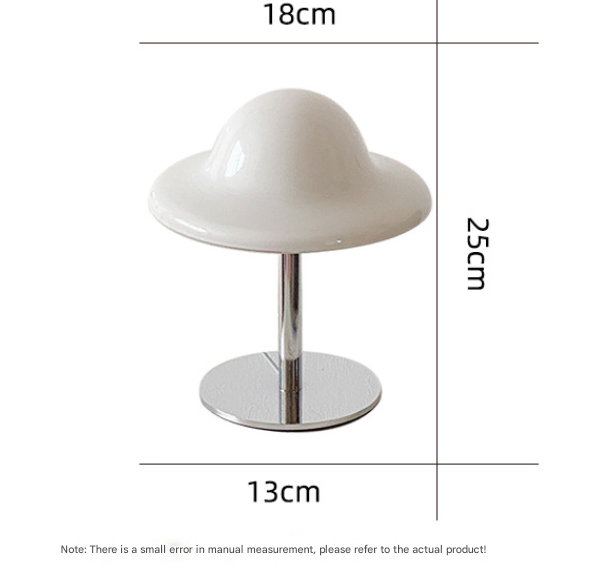 25 cm Heart Egg Tart Table Lamp with Adjustable Color and Brightness