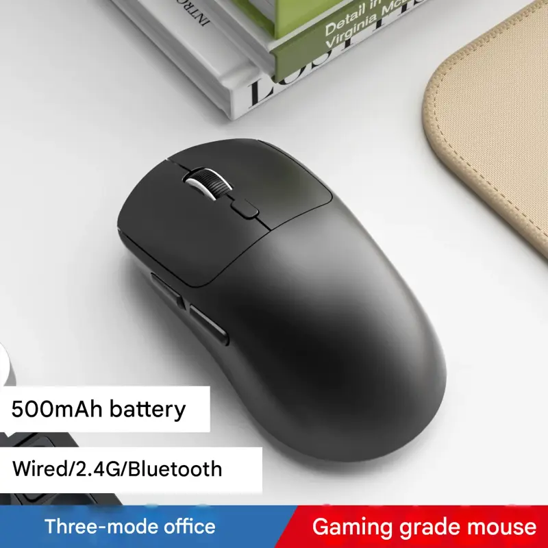 75g Ultra-Lightweight Tri-Mode Wireless Gaming Mouse - 1000Hz - Black