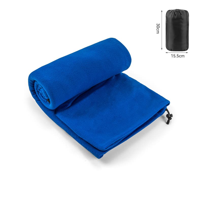 Blue Versatile Double-Sided Fleece Bag Liner - Lightweight & Portable Travel