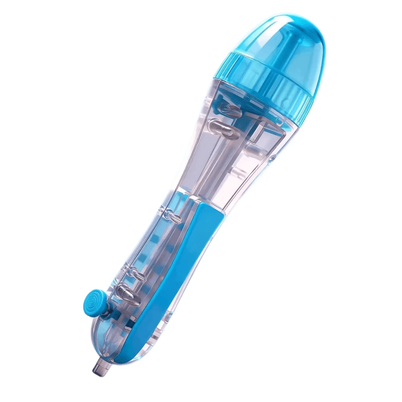 2-Piece Blue Press-Release Bead Pen for 2.6mm Pixel Art - Beads Not Included