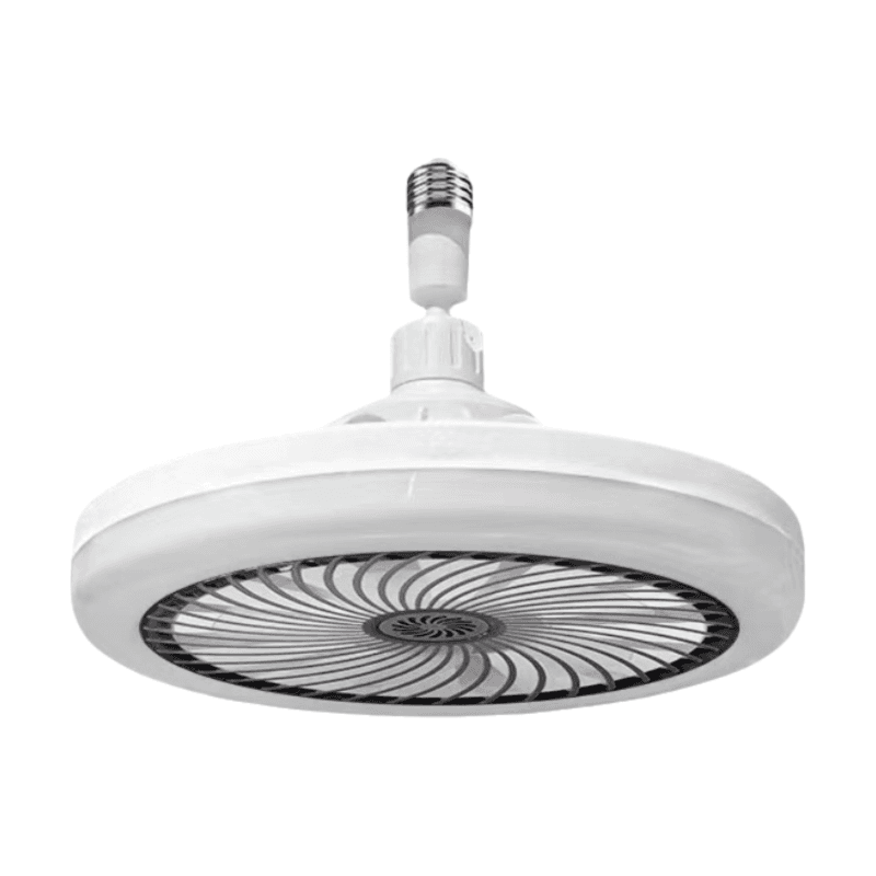 Black Remote LED Ceiling Fan Light with Aromatherapy Slot - Black Light