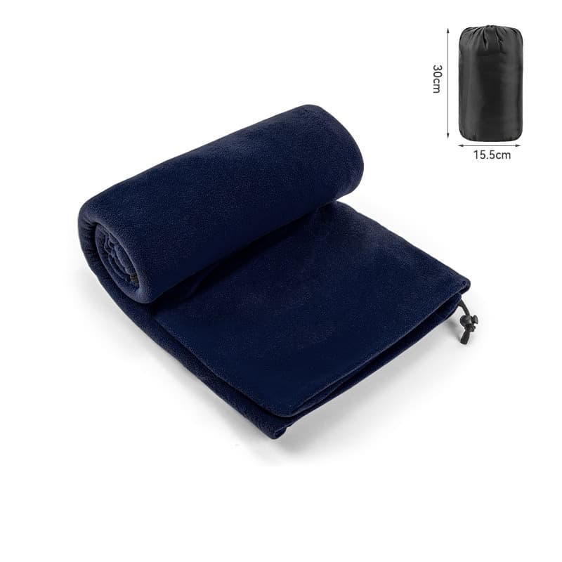 Dark Blue Versatile Double-Sided Fleece Bag Liner - Lightweight & Portable