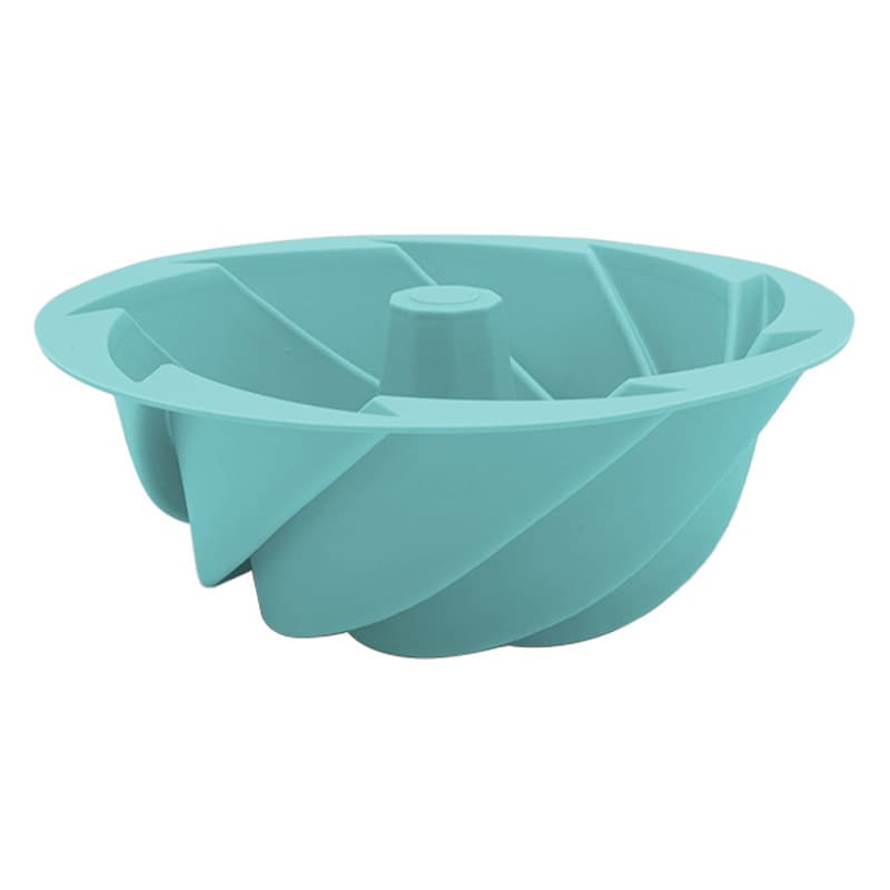 Green Non-Stick Silicone Cyclone Cake Pan Set (10 Molds) - Perfect