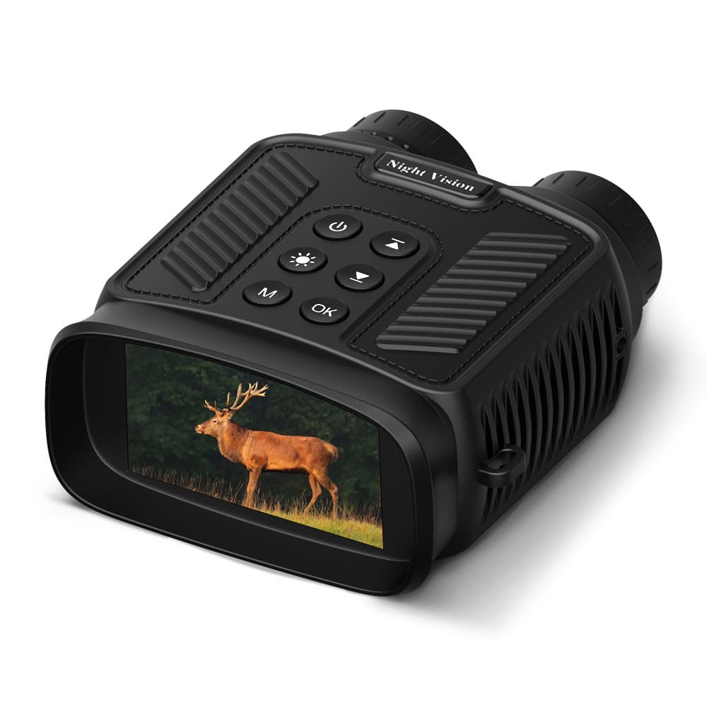 Black 4K Ultra HD Digital Night Vision Binoculars - Infrared Scope