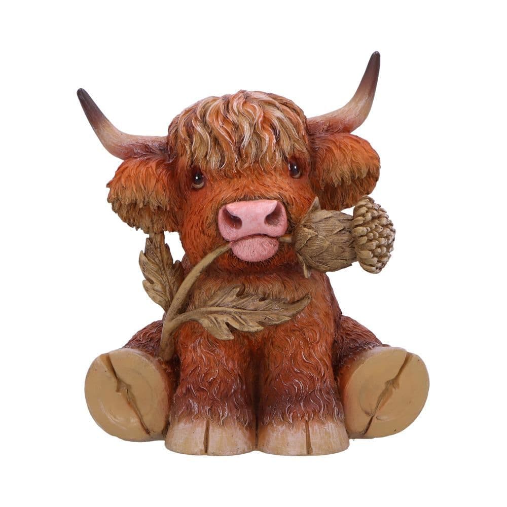 Scottish Highland Cow Resin Statue - Nordic Home Decor Gift