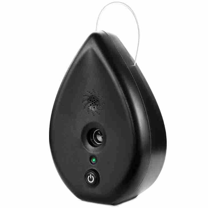 Automatic Ultrasonic Dog Bark Deterrent - Up to 50ft Range, Safe - Black