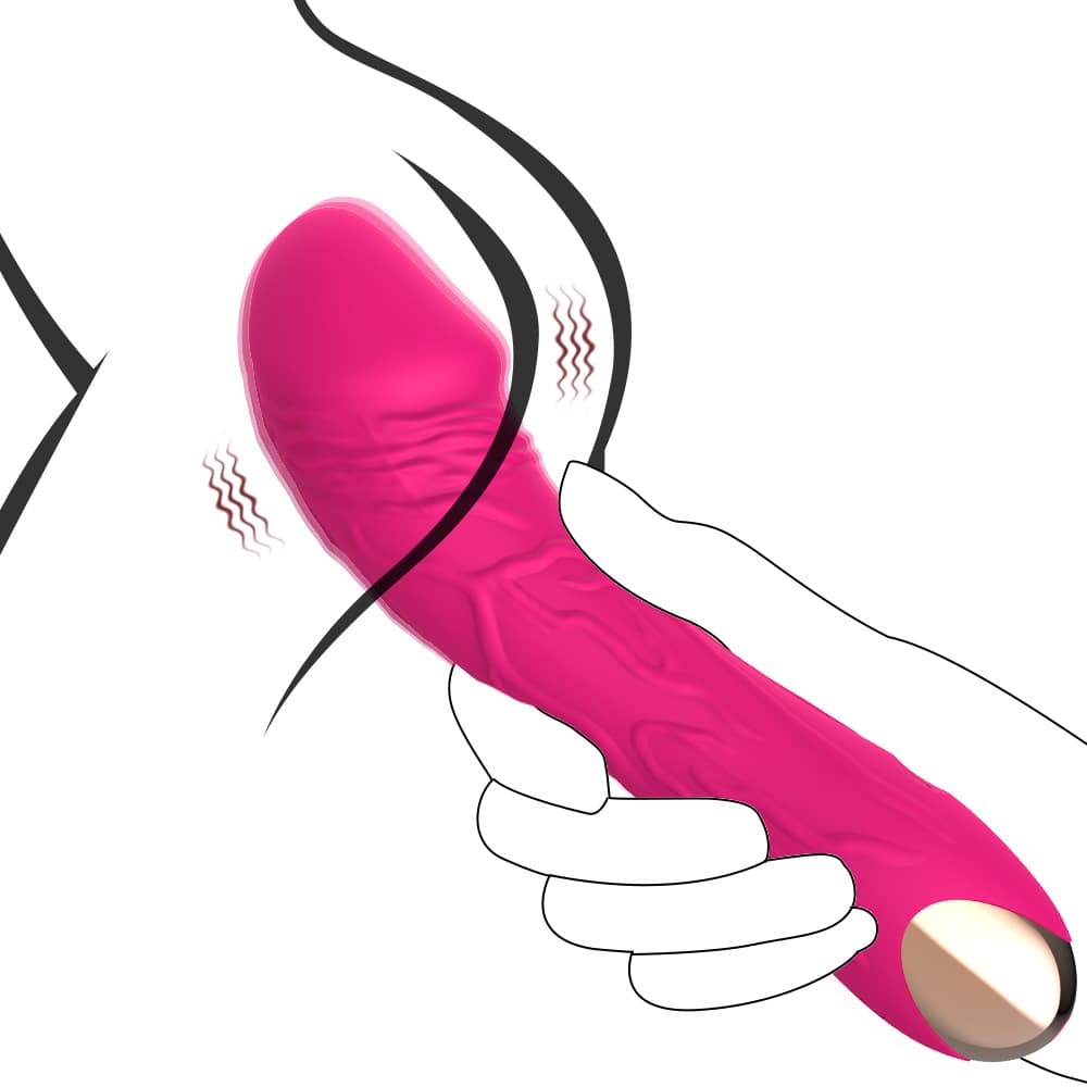 Pink Intense Pleasure G-Spot Vibrator - 20 Speed Rechargeable Silicone Wand