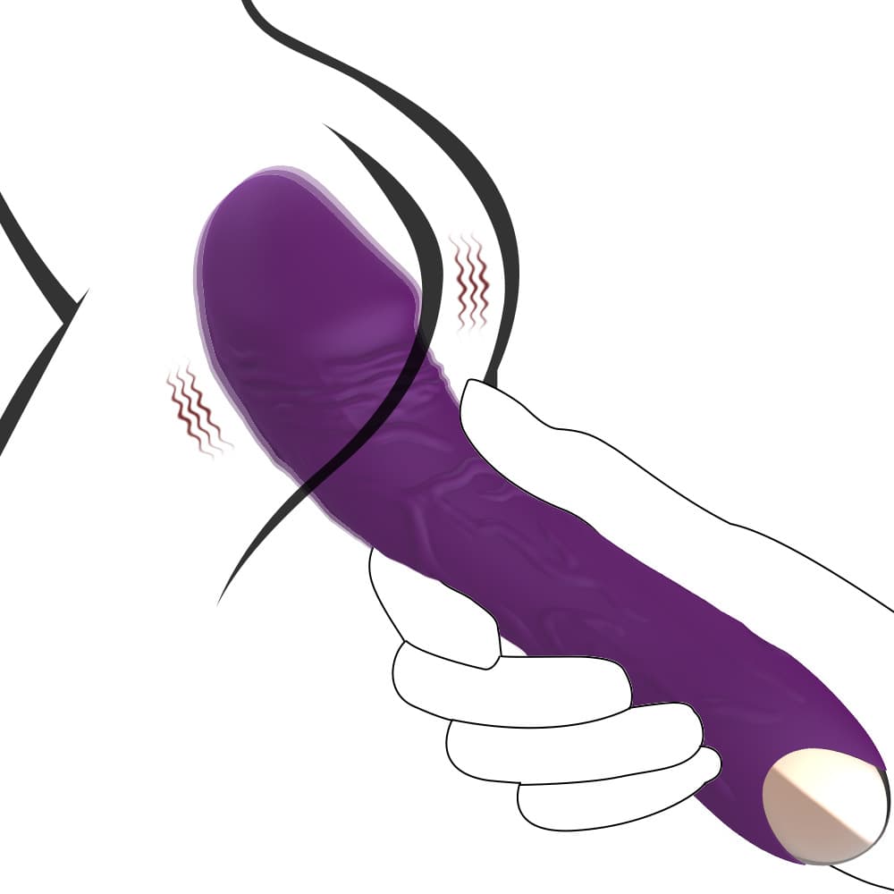 Purple Intense Pleasure G-Spot Vibrator - 20 Speed Rechargeable Silicone