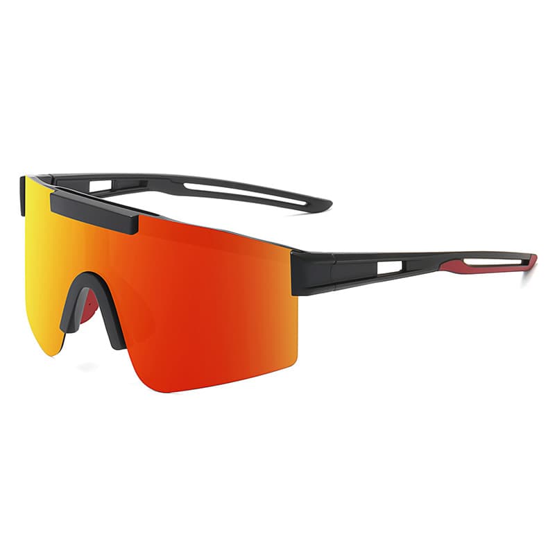 Orange Lenses With Black Temples Ultra-Light Polarized Sports - Orange Black
