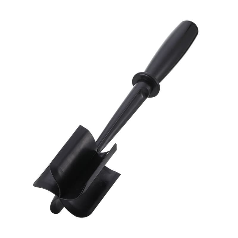 3-pieces Black Heat-Resistant Meat Chopper - Ground Meat Masher Utensil