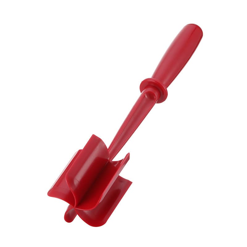 3-pieces Red Heat-Resistant Meat Chopper - Ground Meat Masher Utensil