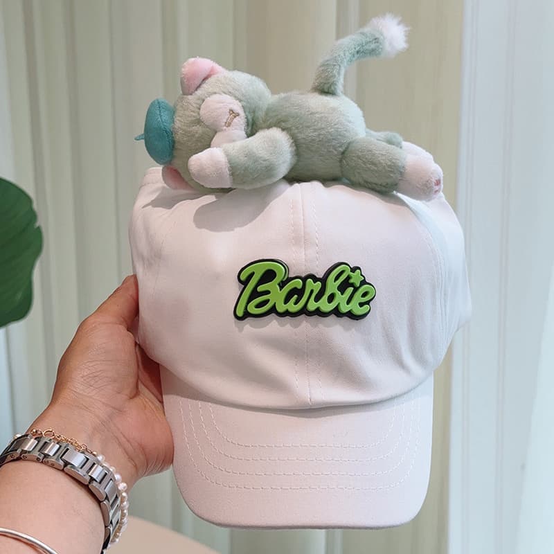Plush - Decorated Baseball Cap (white)