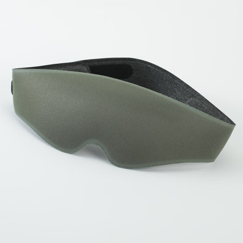 2-Piece 3D Contour Blackout Sleep Mask - Ergonomic Eye - Military green