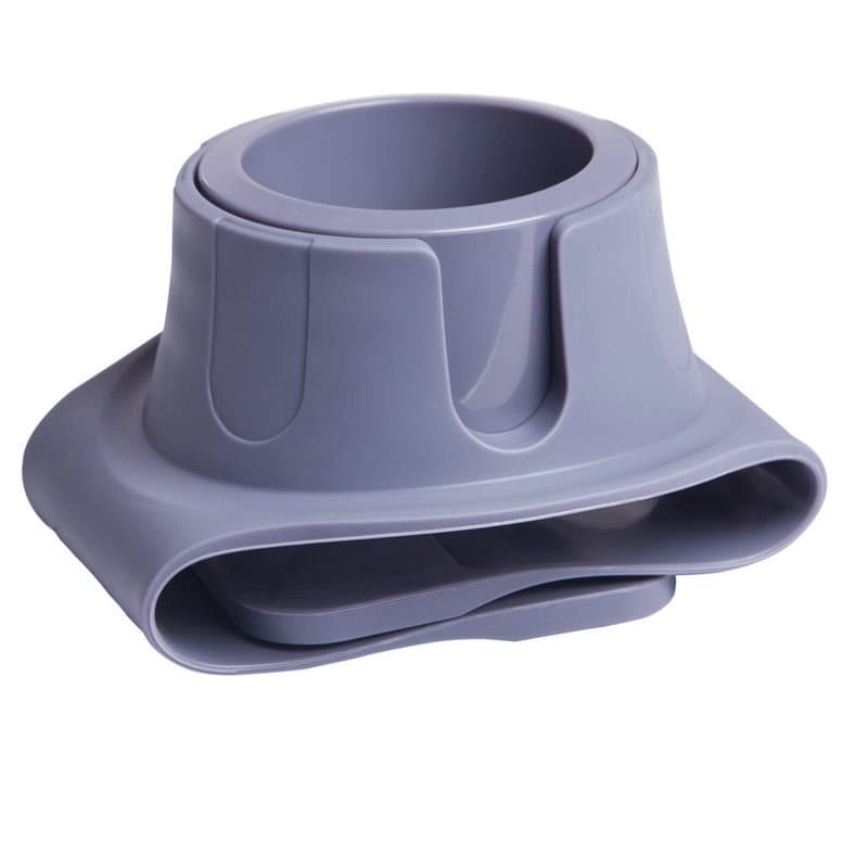 Flexible Anti-Spill Silicone Couch Arm Cup Holder - Sofa Armrest - Grey