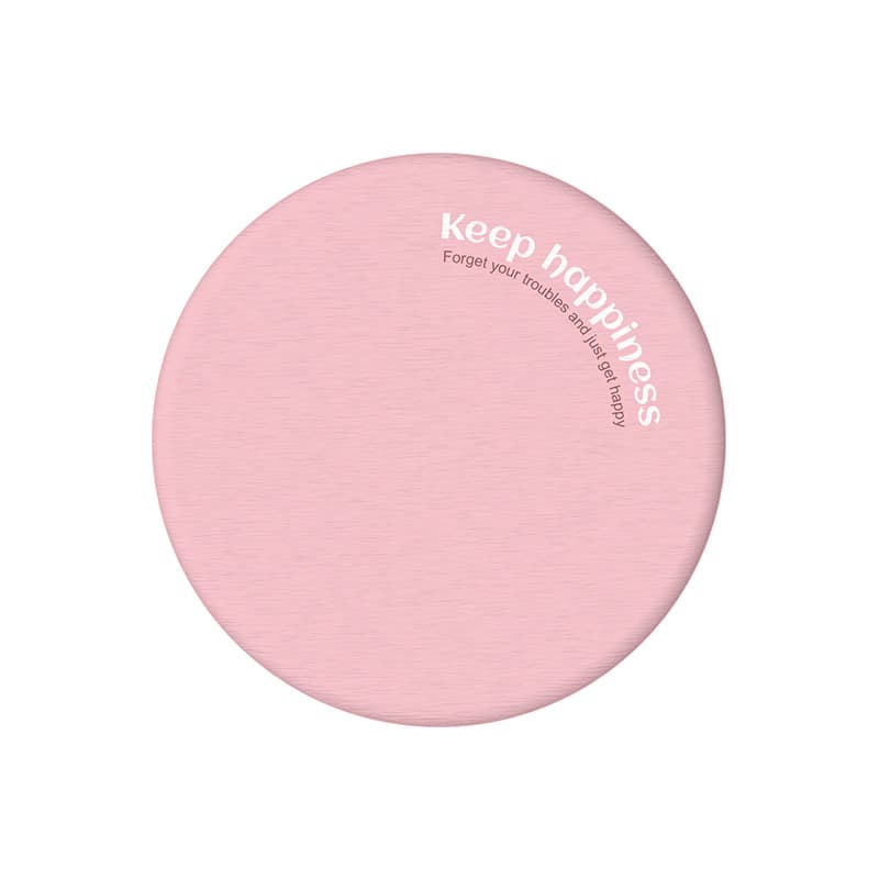 2-Piece Pink Quick-Dry Natural Diatom Mud Coaster - Absorbent Bathroom Sink
