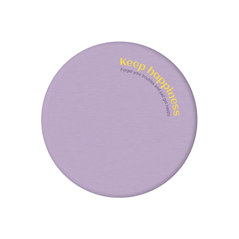 2-Piece Purple Quick-Dry Natural Diatom Mud Coaster - Absorbent Bathroom