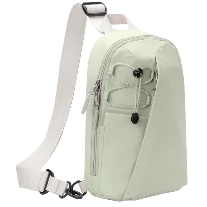 Green Modern Urban Sling Bag Crossbody Chest Pack with Quick Adjustable