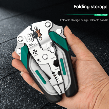 Multi-Function Wire Stripper and Crimper Pliers 210mm All-in-One Electrical