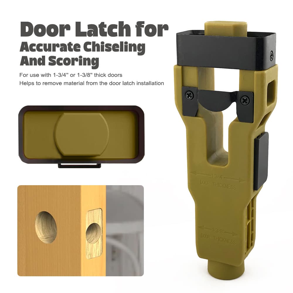Door Latch Mortise Tool 25mm - Precision Woodworking Jig - 165mm Length