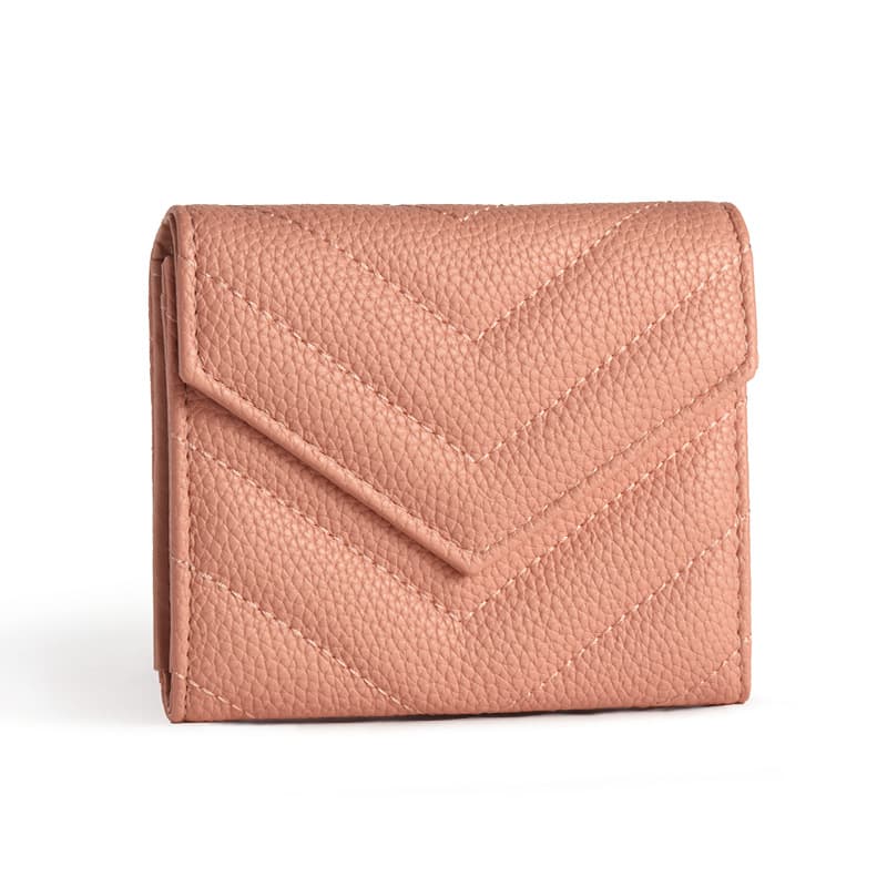 3-Pack Soft PU Rhombus Pattern Quilted Lipstick & Card Holder - Portable