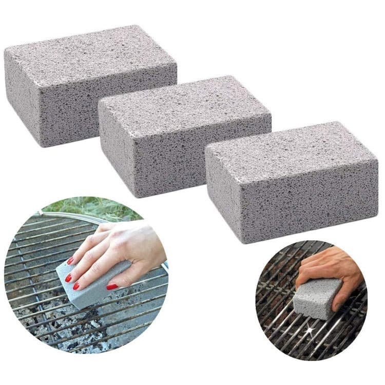 5 Pack Grill Cleaning Brick Pumice Stone BBQ Cleaner Block Heavy Duty Grease