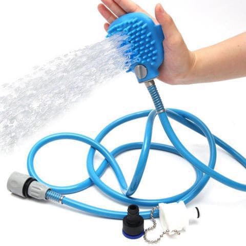 2-in-1 Pet Bathing Tool & Massager - Handheld Silicone Shower Sprayer