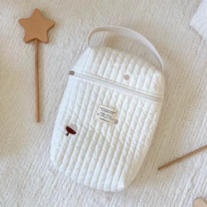 Pinecone Quilted Nappy Storage Bag Portable Diaper - Pinecone Organizer