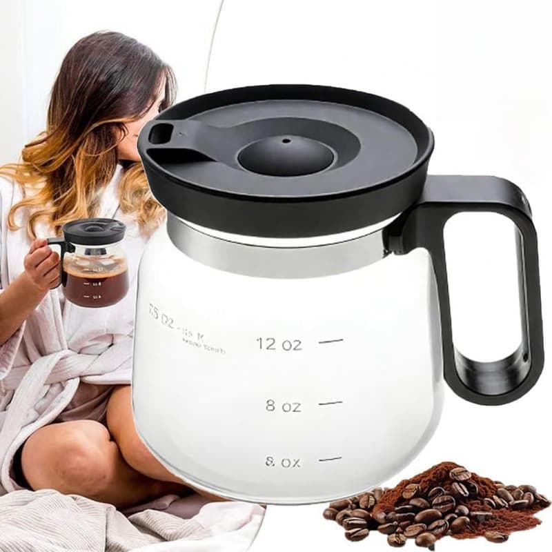 16oz Insulated Glass Coffee Mug Borosilicate Glass Cup for Lattes and Tea