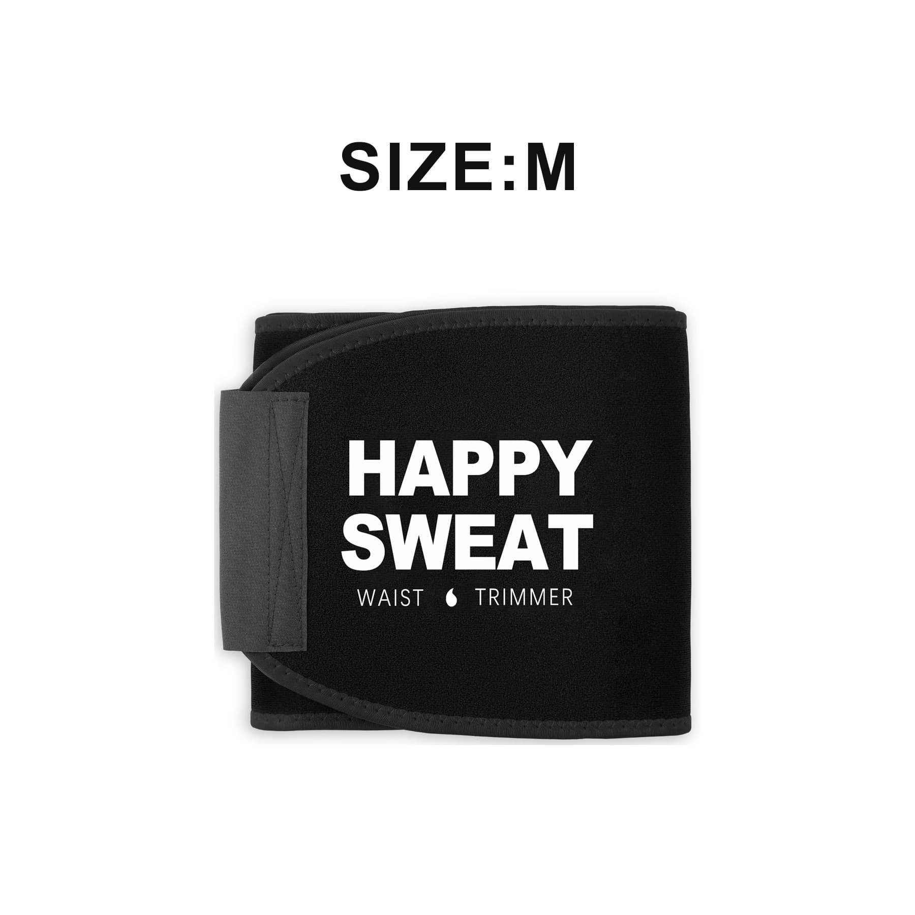 Black Seamless Waist Trimmer and Body Shaper (M Size) - Postpartum Recovery