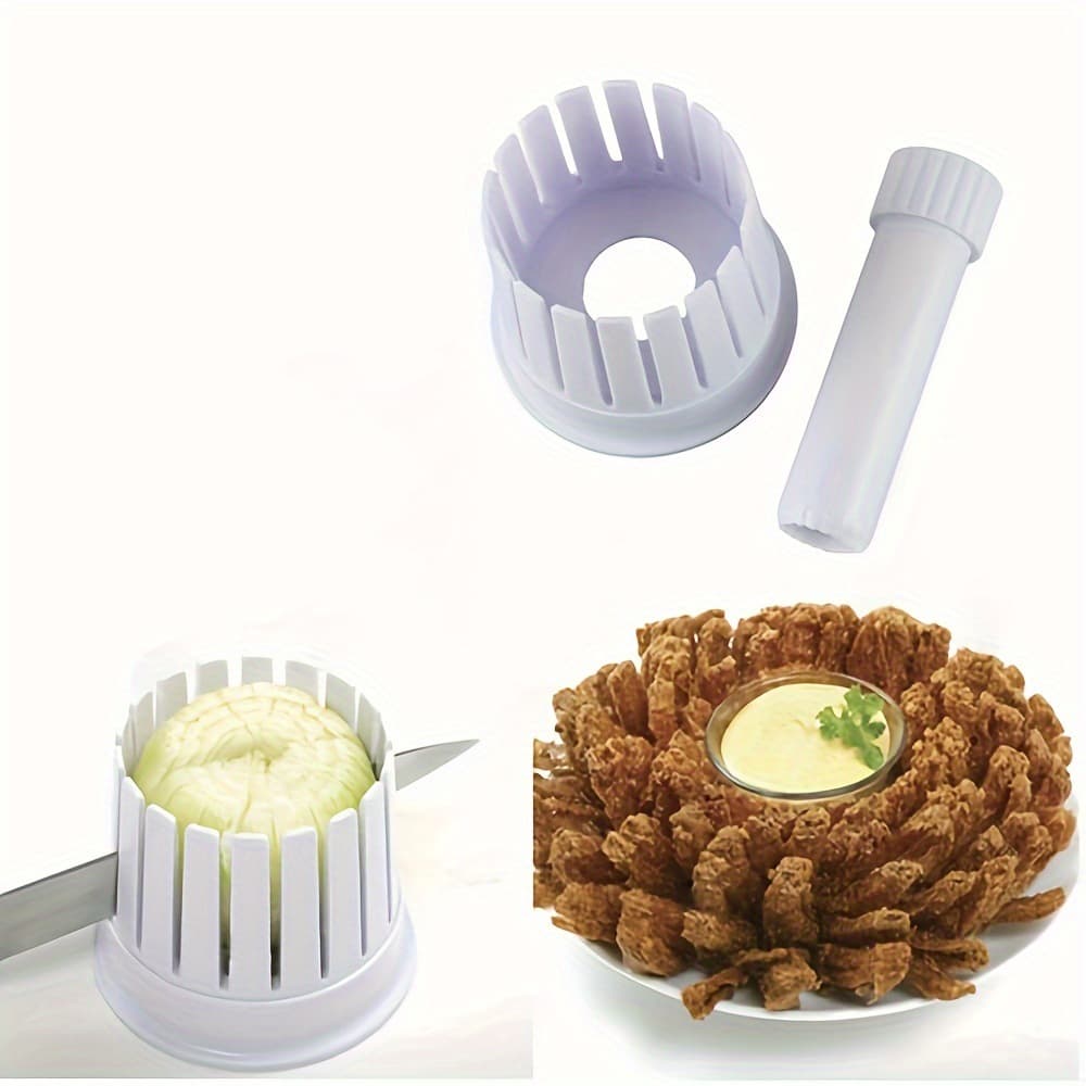 Fried Blooming Onion Maker - Professional Onion Flower Slicer & Cutter
