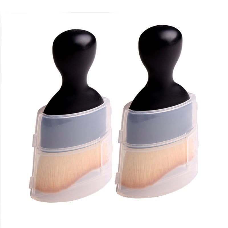 2-Piece Car Interior Detailing Brush with Soft Microfiber Bristles for Air